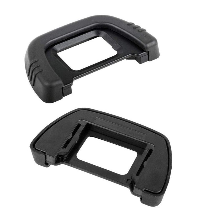 ULBTER D90 D7000 Eyepiece Eyecup Eye Cup DK-21 for Nikon D750 D610 D600 D300 D200 D80 D70 D50 Camera Viewfinder, ULBTER Eyepiece Cover & Hot Shoe Cover -(2+2 Pack) - Image 2